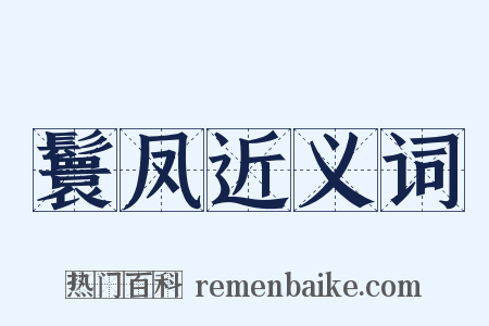 鬟凤近义词是什么意思的图片